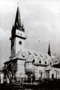 1905-1912 - Južný pohľad na kostol 1905-1912 - Južný pohľad na kostol