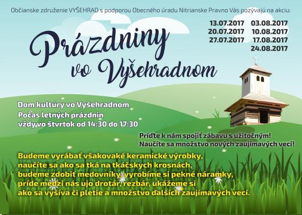 Prázdniny vo Vyšehradnom Prázdniny vo Vyšehradnom
