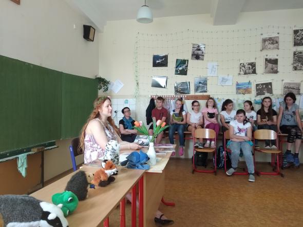 Beseda so spisovateľkou Beseda so spisovateľkou